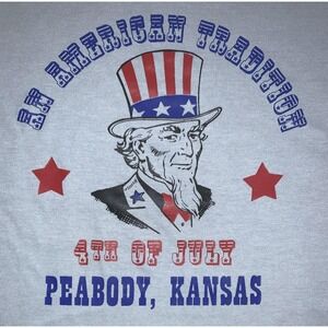 Uncle Sam July 4 Small Tee Peabody Ks Small Town America 1980s Screen Stars SS